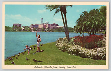 Postcard Lake Eola, Orlando, Florida picture