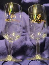 REMY MARTIN Brand 2Champagne GLASSES Vintage Unused picture