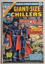 GIANT-SIZE CHILLERS 1 Curse of Dracula Lilith 1st Appearance 1974 Marvel Horror picture