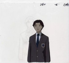 Boogiepop Doesn't Laugh Cel Painting with Background 270x240mm Original Art picture