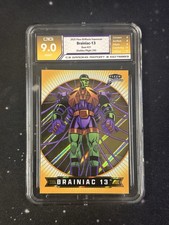 2025 Fleer Brillants Superman #21 Brainiac-13 Golden Flight /24 - C3 Grading 9.0 picture