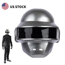 Daft Punk Helmet Cosplay Thomas Bangalter Mask Resin Headwear Halloween US Stock picture