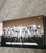 Nike LeBron James Kobe Bryant The Second Coming Promo Poster Display Sign 2004 picture