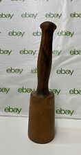 Antique wooden potato ,cabbage masher old kitchen tool picture