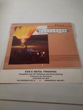 1990 Cars of Yesterday calendar kens metal finishing Minneapolis Minnesota mn picture