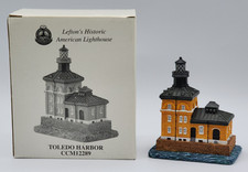 Lefton's Historic American Lighthouse Toledo Harbor CCM 12289 w/ Box 1999 picture