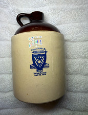 Vintage 1970 Sigma Alpha Mu Fraternity Stoneware Jug Barware Spring Formal Decor picture
