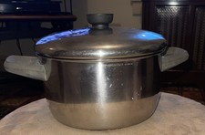 VTG HTF WMF Cromargan Germany 4 Quart Pot with Lid Copper Bottom picture