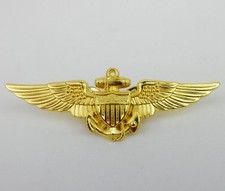 10pcs WWII U.S.NAVY-MARINES PILOT AVIATOR BADGE WINGS PIN METAL PINBACK picture