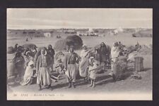 TUNISIA 1910, Vintage postcard, Sfax, Straw Market, Posted picture