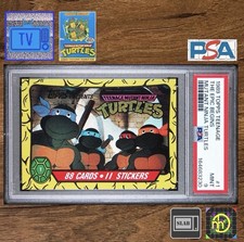 Topps 1989 Teenage Mutant Ninja Turtles The Epic Begins #1 PSA 9 picture