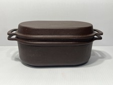VTG Lauffer Robert Welch Oval Cast Iron Dutch Oven Casserole Lid Dish England picture