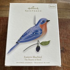Hallmark Eastern Bluebird Ornament The Beauty of Birds 2010 NIB picture
