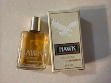 Vintage 1981 Mennen HAWK Cologne 0.25 oz Splash Miniature w/ Original Box Rare picture