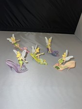 Set of 5 Hamilton Collection Tink's Tinkerbell Garden of Style Shoes  picture