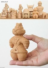 Haniwa of clay figures DOGU Japan Ancient Clay Doll (carbide) (height 11.7cm) picture