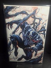 SIGNED WITH COA ULTIMATE SPIDER-MAN 24 TYLER KIRKHAM WHITEOUT VIRGIN VARIANT  picture