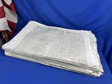 91 Boston Semi-Weekly Advertiser Newspapers 1866-1877 ~ RR, Maritime, Ads, Local picture