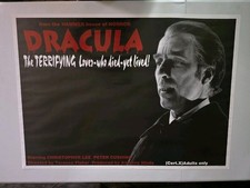 Dracula Christopher Lee Hammer Horror Poster 1997 WCI Posters 25x35 Rare picture