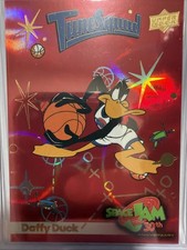 Upper Deck Space Jam 30th Anniversary Daffy Duck #1 Fly High 0919/1996 Card picture
