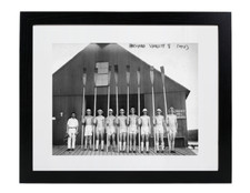 1913 Harvard Crew Team Massachusetts Vintage Matted & Framed Picture Photo picture
