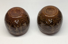 Vintage Mugs Popo's Short Snorter Honolulu Coffee Shop Tiki Sunset Shore Studio picture