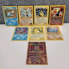 Pokemon Vintage Lot (8) Machamp Gio Machamp Entei Dark Gyatados Movie Promo Mew picture