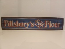 Pillsbury s Best Flour Wooden Shop Sign picture