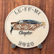 Rocky Top Chapter LE-FF-MI Tennessee MFC 2020 Challenge Coin  W#24 picture