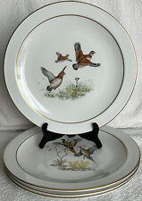 Corning Set Of 4 Gamebirds Collection With Pheasants Quail Mallard Ducks & Geese picture