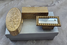 3 Vtg 1950s 1960s Lipstick Holders Mirrors Max Factor  + Avon + Martex / Vintex picture