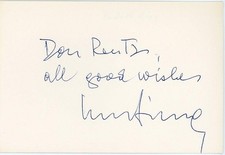 Sir Rudolf Bing - Signed Card picture