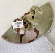 New US Military Issue Boonie Hat Desert Camouflage Type II Size 7 3/4 With Tags picture