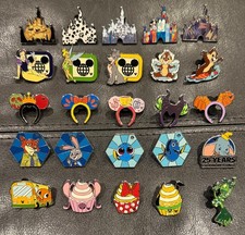 Lot of 25 Authentic Disney Parks Trading Pins- Mix of WDW and DL Pins picture