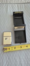 Vintage 1997 Ultra Lite Ivory  Zippo Lighter  Ultralite. UNUSED IN BOX.  picture