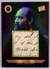 2024 Pieces Of The Past 1800s James A Garfield Handwritten Document Relic picture