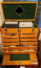 8 Drawer Wood Tool Chest Solid Hardwood Storage Organizer Top Box Workbench picture
