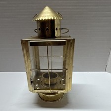 Vintage Nautical Brass Cargo Ship Lantern - Great Britain 1939 Style Decoration picture