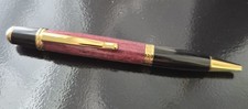Beautiful Purple Heart Twist Pen with Pinkish Hue - Black/Gold picture