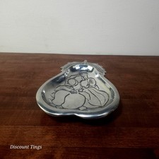 Vintage PEWTER DISH Fruit Bowl picture