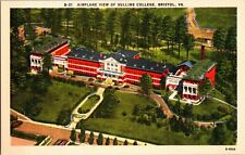Vintage Postcard Airplane View Sullins College Bristol VA. Virginia Unposted picture