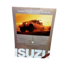 1985 Isuzu 4x4 Truck Baja 1000 Print Ad picture