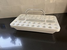 Vintage LDS Mormon Church Plastic Sacrament Water Tray picture