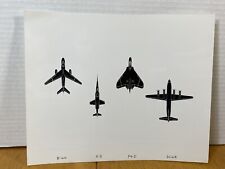Picture Of B-66/X-3/F4D/DC6B Aircraft’s . Writing On The Back RAP 27-213 picture