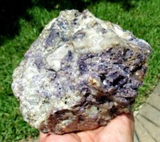 2.38 LB  TIFFANY STONE ROUGH, BERTRANDITE, OPALIZED FLUORITE  Utah. picture