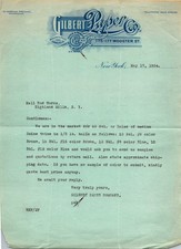 Gilbert Paper Co 1924 W Norman Frenkel NY Antique Letterhead Billhead TC24 picture