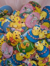 Vintage Dennison Easter Seals/Stickers 100+ seals 1950s Chickens Eggs picture
