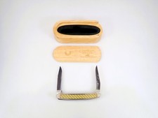 Camillus Yello-Jaket 2-Blade Pocket Knife Yellow Carbon Fiber Wood Box Unused picture