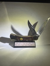 VERY RARE BUCK 110 / 112 FIRST / LAST PRODUCTION 2 BLADE KNIFE NEVER USED picture
