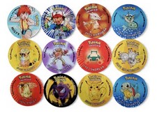 92 Pokemon 3D Lenticular Tazos Pogs Complete Set No Duplicates Vintage picture